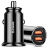  -  - Baseus Baseus  Circular Plastic Dual USB 30W Quick Car Charger (CCALL-YD01),  