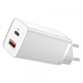 Baseus Baseus  CCGAN2L-B02 GaN2 Lite Quick Charger Type-C+USB 65W white