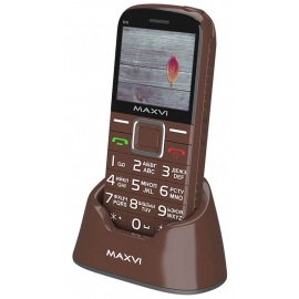 MAXVI Телефон MAXVI B5, коричневый