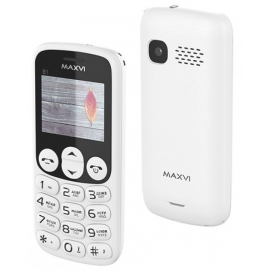 MAXVI Телефон MAXVI B1, белый
