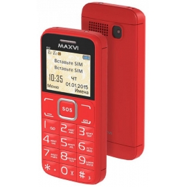 MAXVI Телефон MAXVI B2, красный