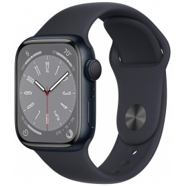 Apple Watch Series 8 GPS 41 мм Aluminium Case with Sport Band (MNU73) S/M, midnight 