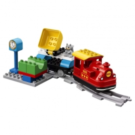 LEGO Конструктор LEGO DUPLO 10874 Town Поезд на паровой тяге, 59 дет.