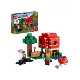 LEGO Конструктор LEGO Minecraft 21179 Грибной дом, 272 дет.