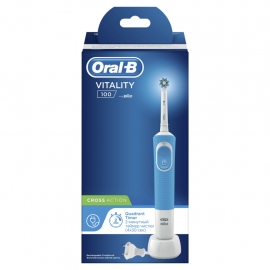 Oral-B Электрическая зубная щетка Vitality D100.413.2 Cross Action, синий